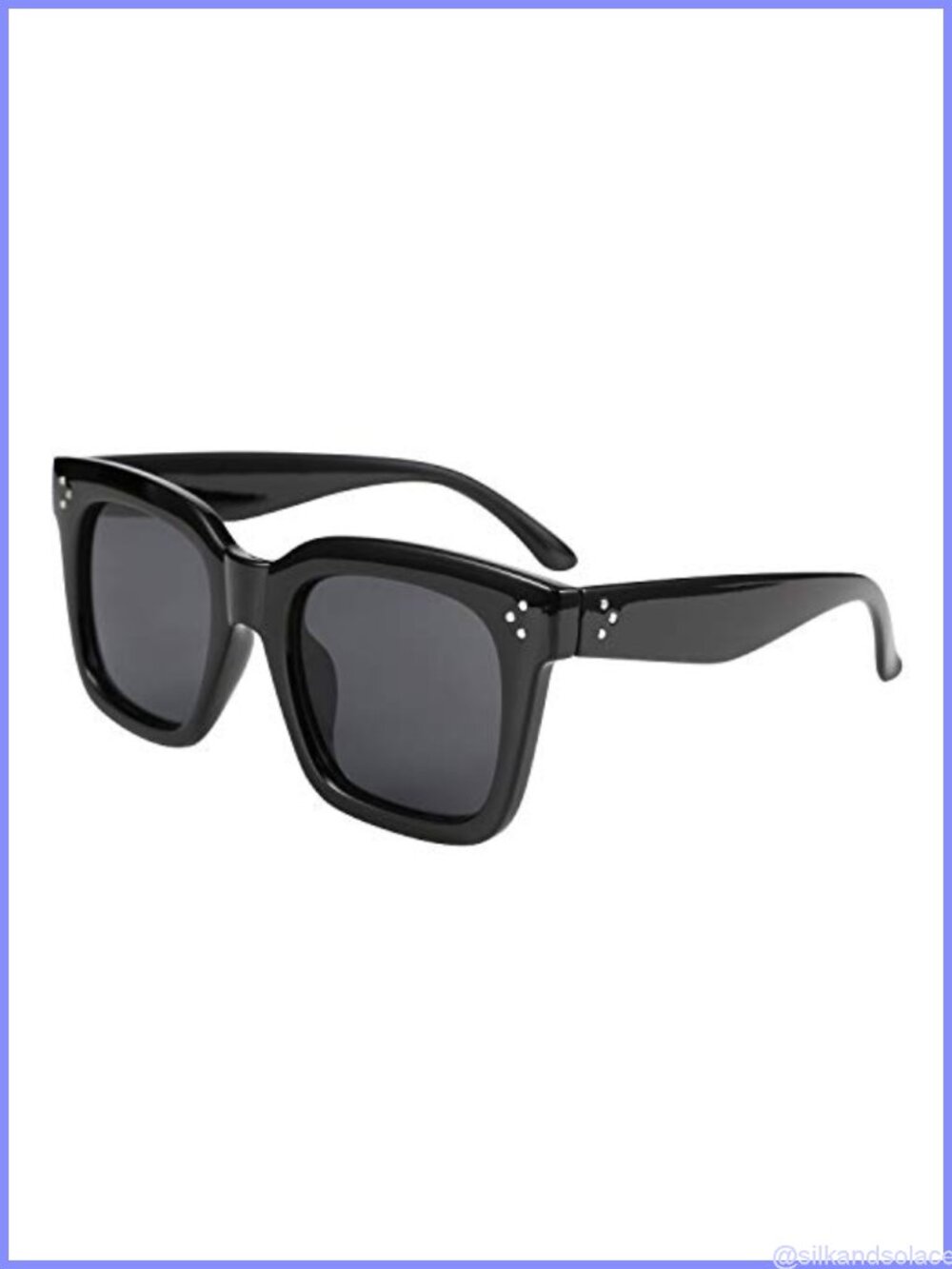 Retro Square Sunglasses Classic Vintage Full Frame UV400 Designer